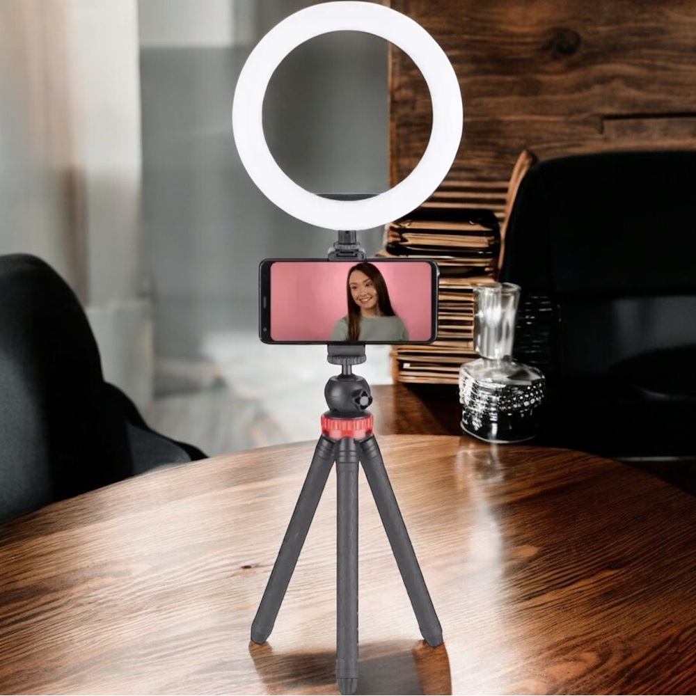 SUNPAK PRO Series Creator Kit 72 LED Ring Light with Tripod Stand